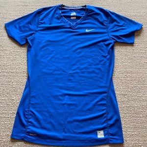 Nike Pro Dri fit high v neck t